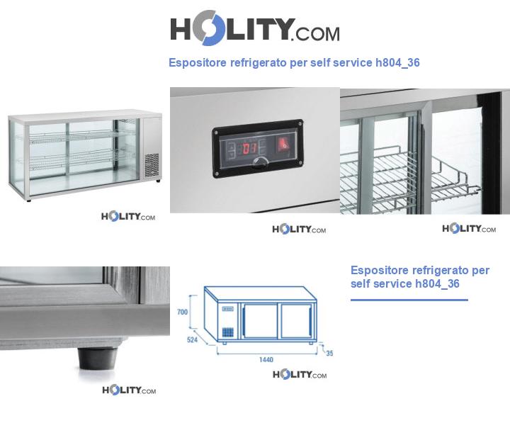 Espositore refrigerato per self service h804_36