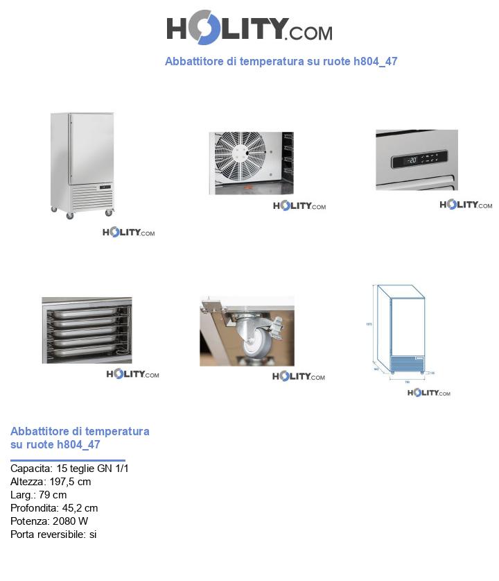 Abbattitore di temperatura su ruote h804_47