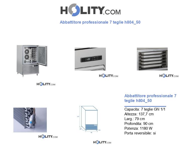 Abbattitore professionale 7 teglie h804_50