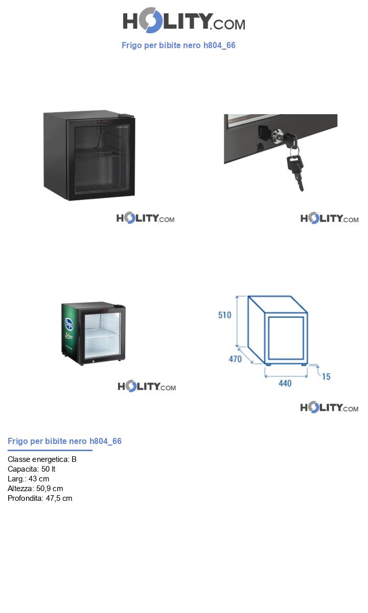 Frigo per bibite nero h804_66