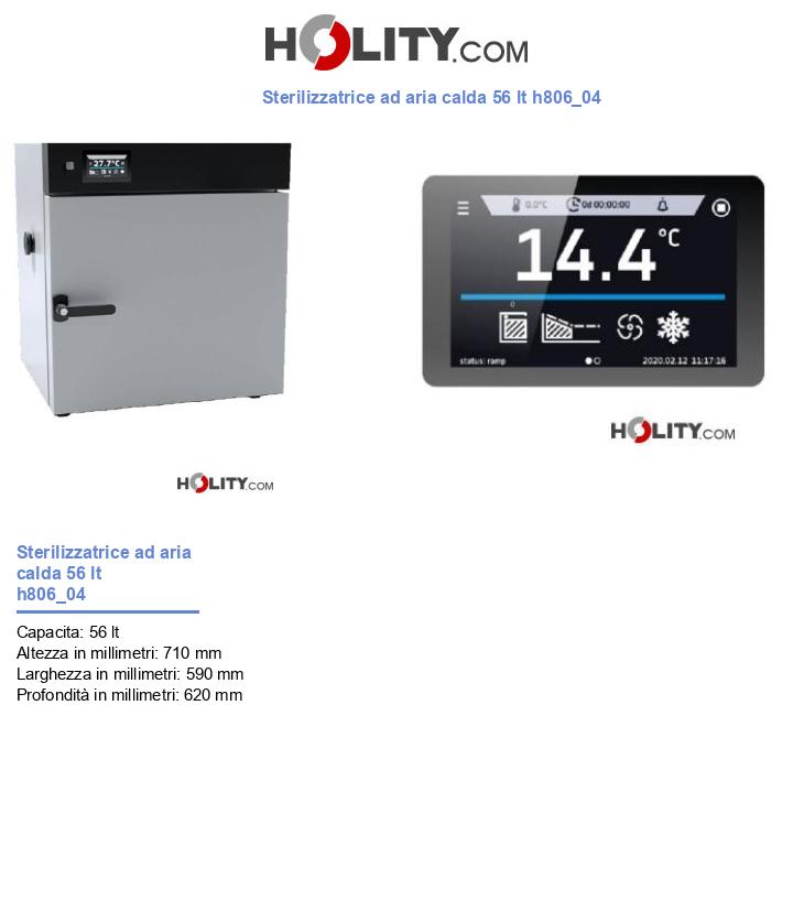 Sterilizzatrice ad aria calda 56 lt h806_04