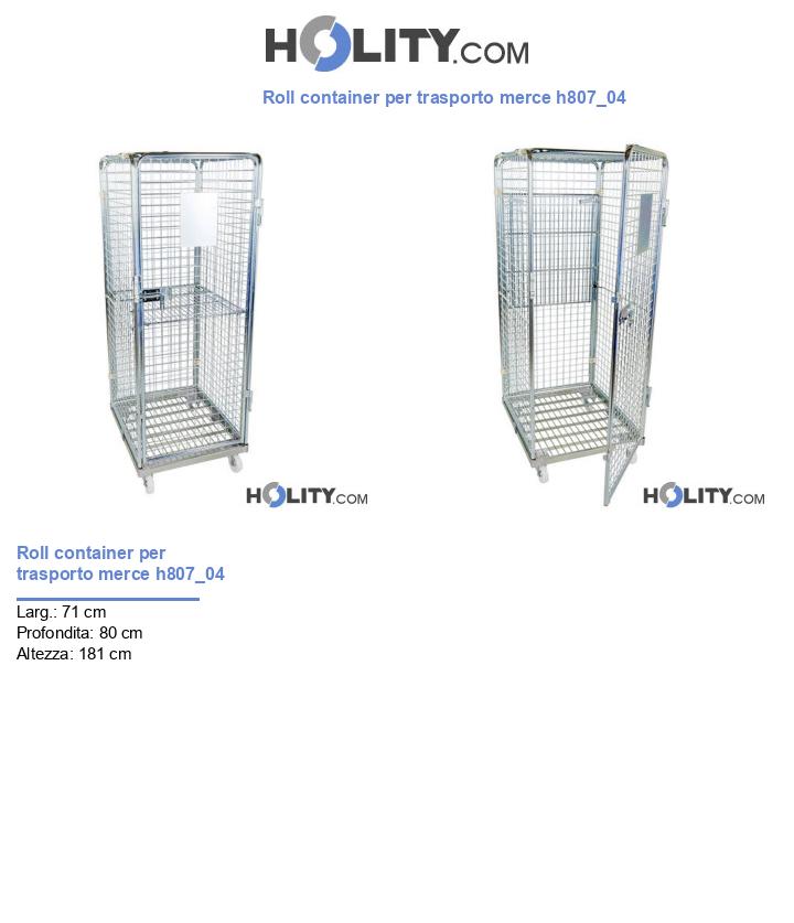 Roll container per trasporto merce h807_04