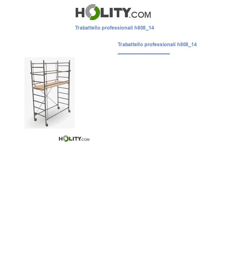 Trabattello professionali h808_14