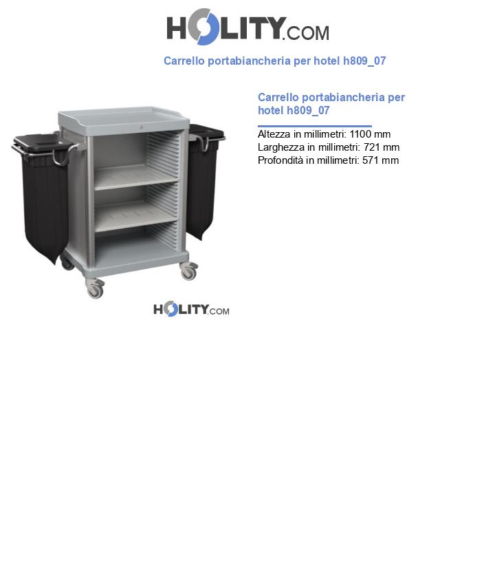 Carrello portabiancheria per hotel h809_07