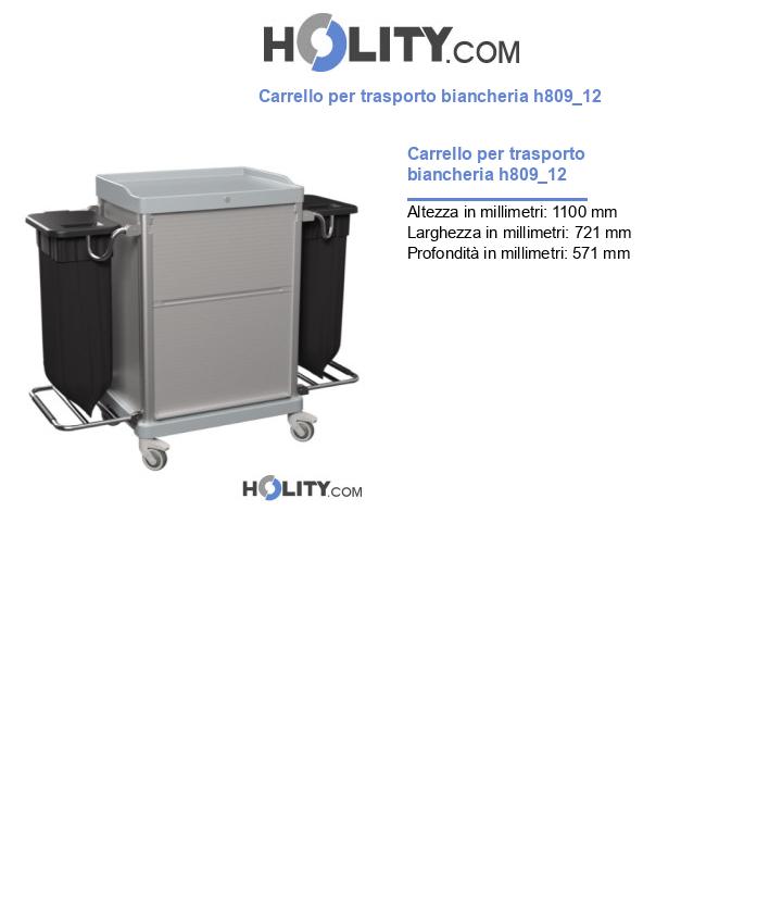 Carrello per trasporto biancheria h809_12