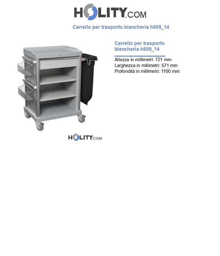Carrello per trasporto biancheria h809_14