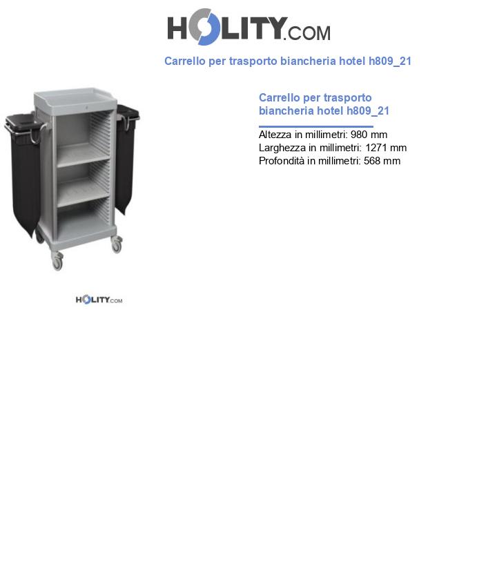 Carrello per trasporto biancheria hotel h809_21
