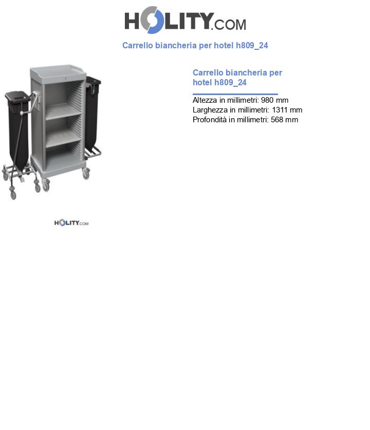 Carrello biancheria per hotel h809_24