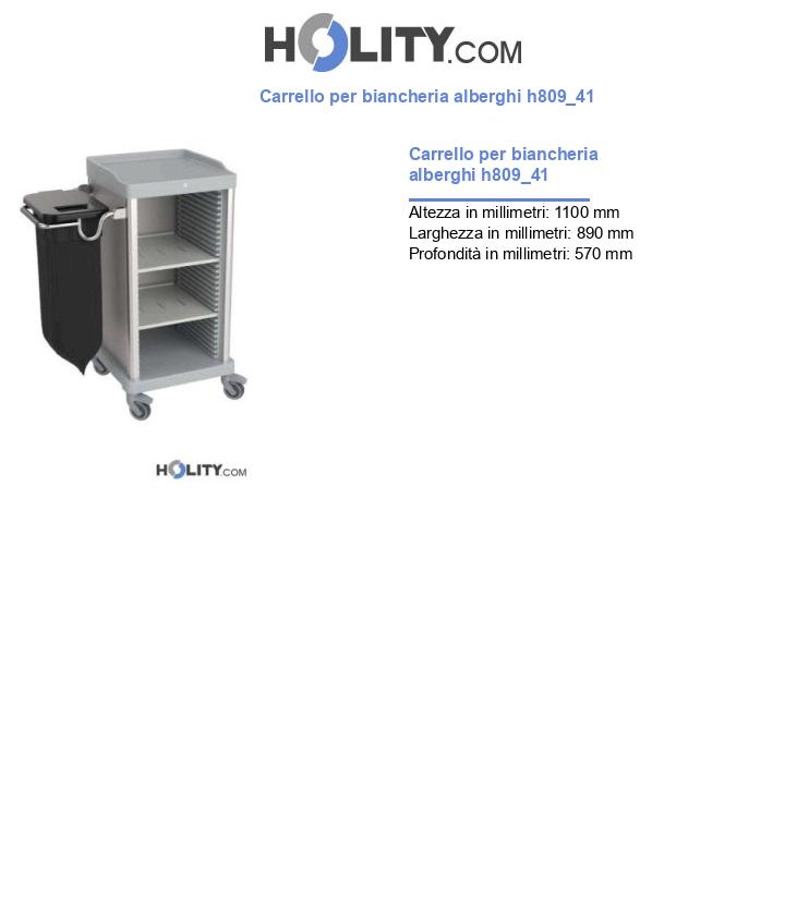 Carrello per biancheria alberghi h809_41
