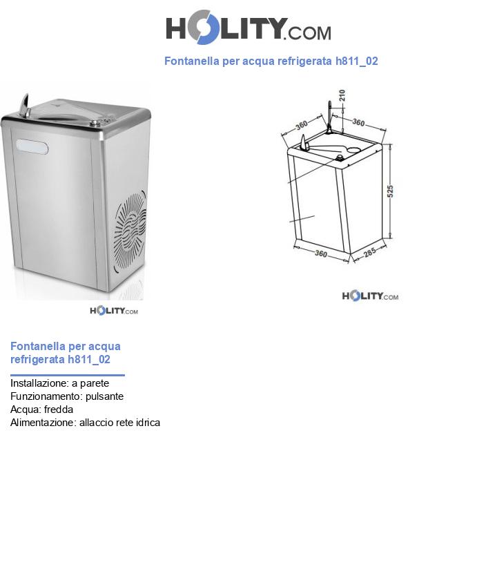 Fontanella per acqua refrigerata h811_02