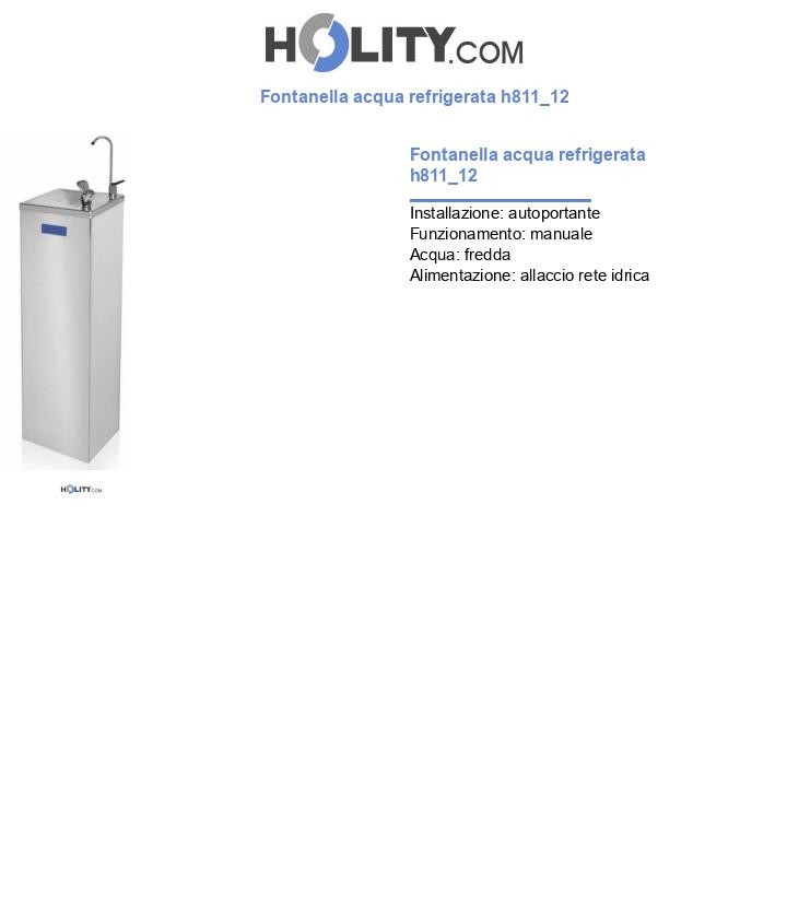 Fontanella acqua refrigerata h811_12