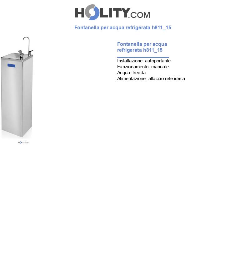 Fontanella per acqua refrigerata h811_15