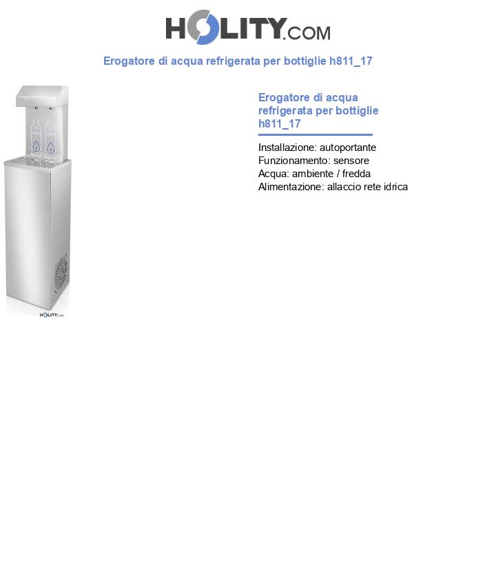 Erogatore di acqua refrigerata per bottiglie h811_17