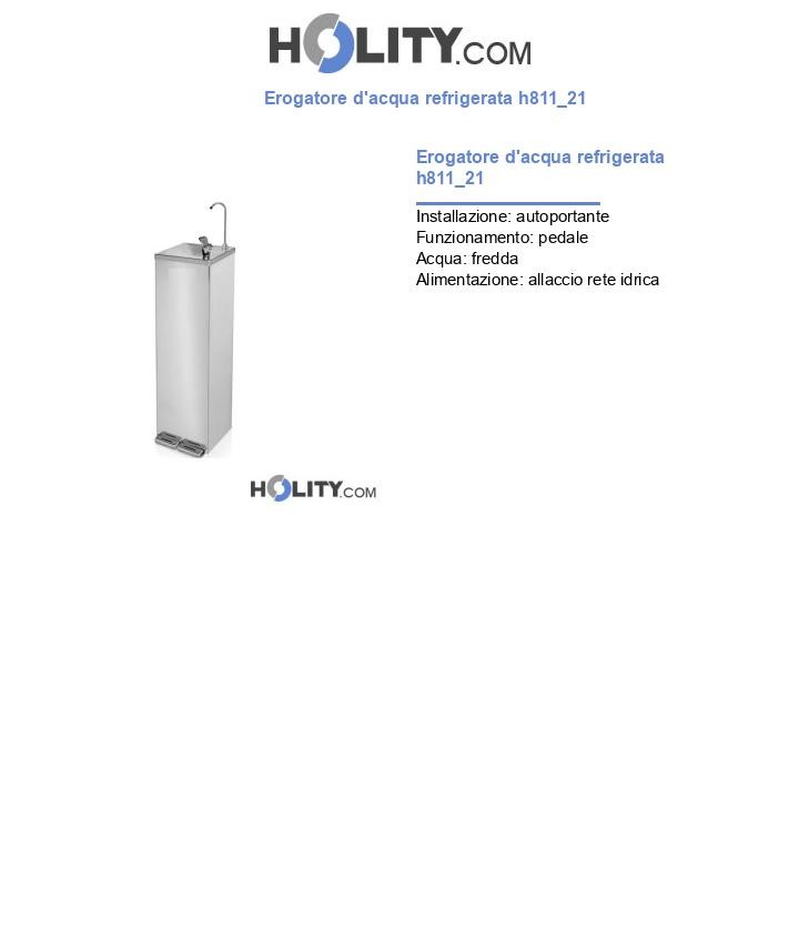 Erogatore d'acqua refrigerata h811_21