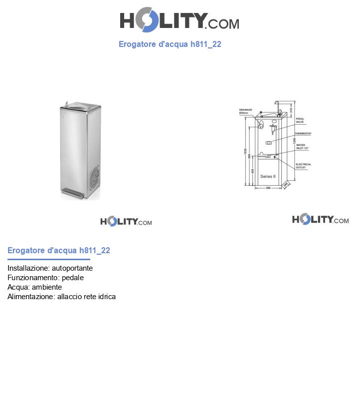 Erogatore d'acqua h811_22