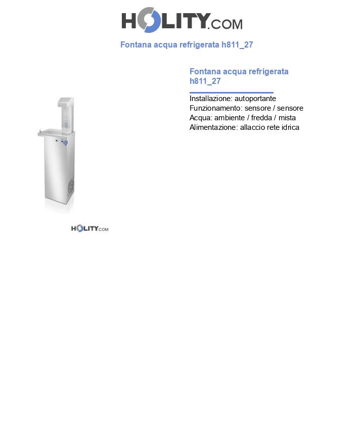 Fontana acqua refrigerata h811_27