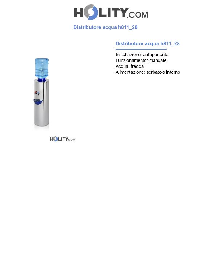 Distributore acqua h811_28