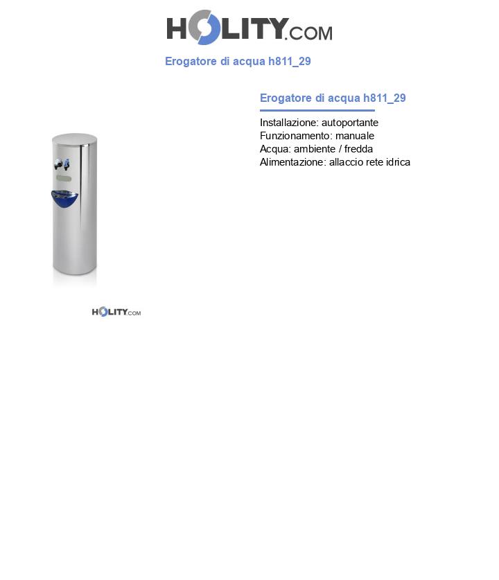 Erogatore di acqua h811_29