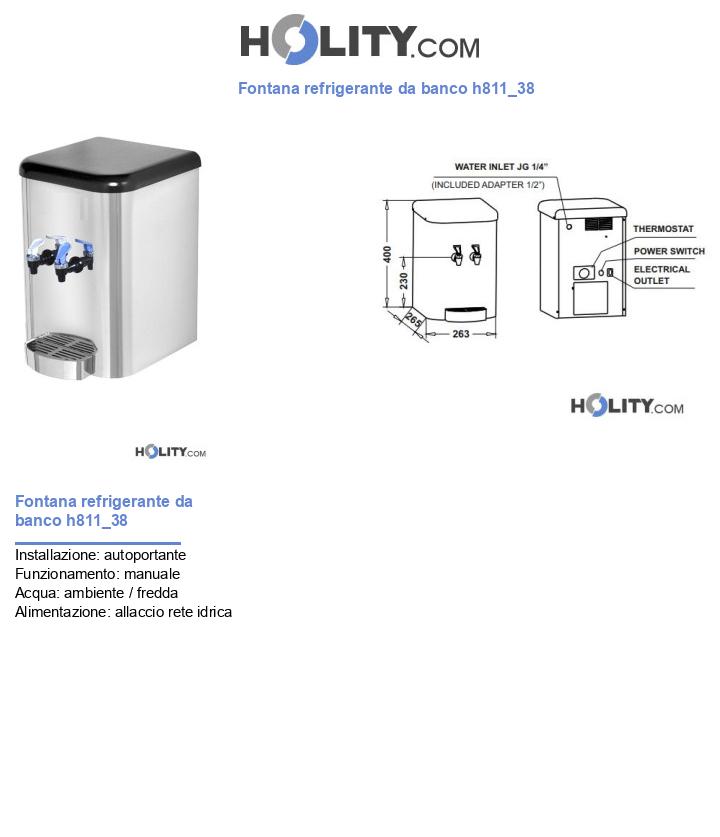 Fontana refrigerante da banco h811_38