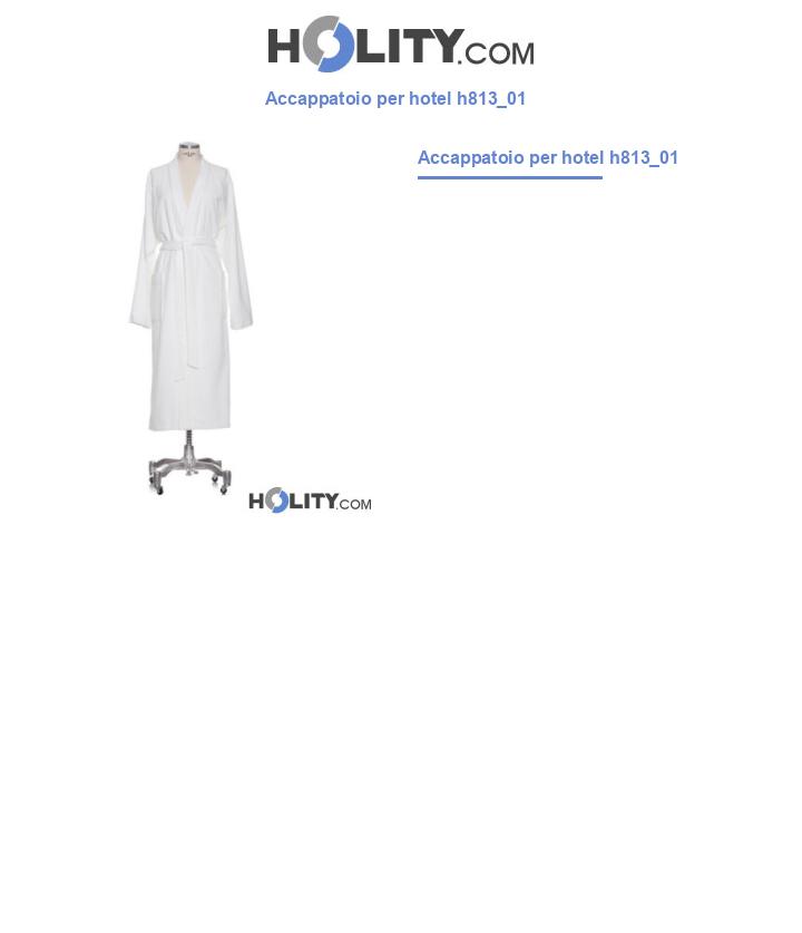 Accappatoio per hotel h813_01