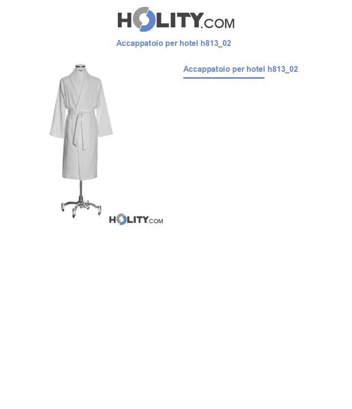 Accappatoio per hotel h813_02