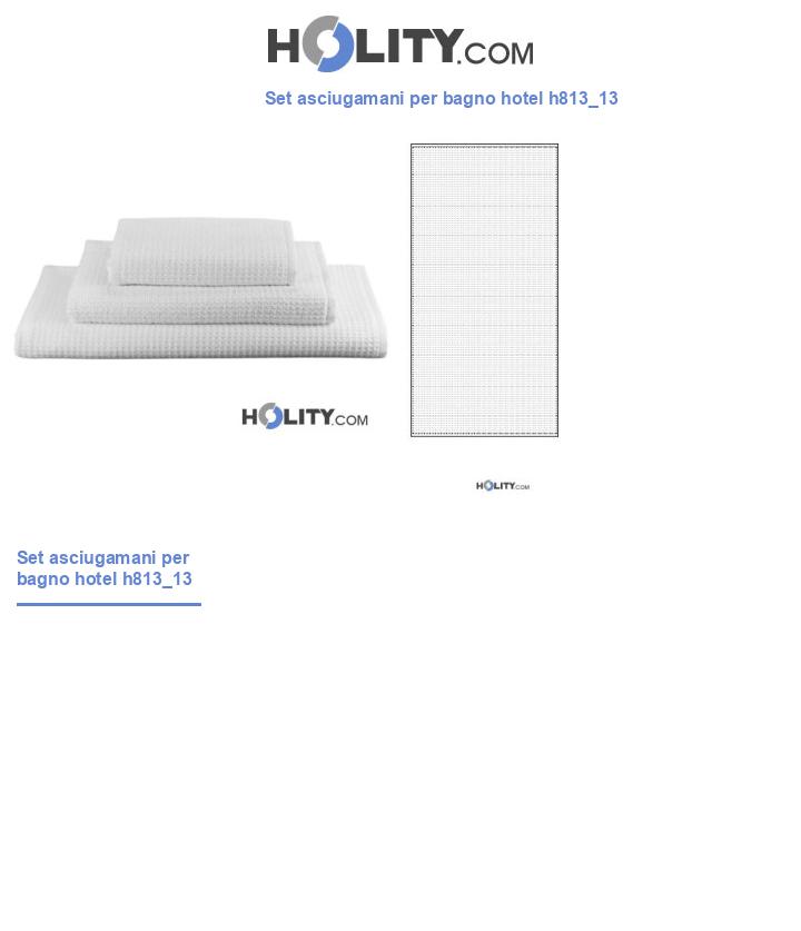 Set asciugamani per bagno hotel h813_13