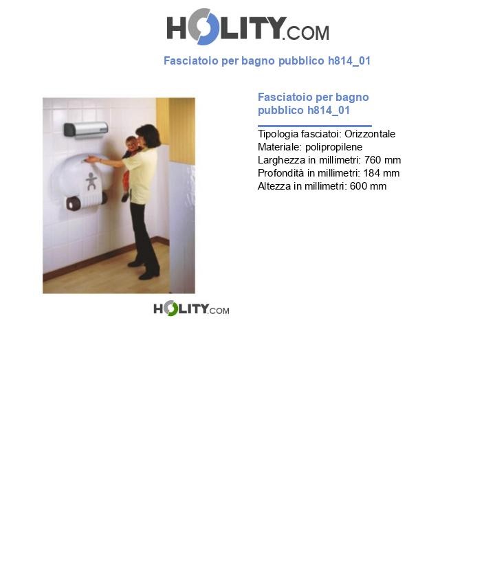 Fasciatoio per bagno pubblico h814_01