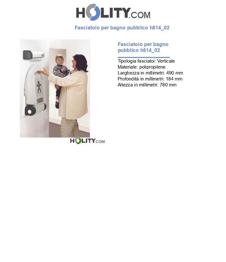 Fasciatoio per bagno pubblico h814_02