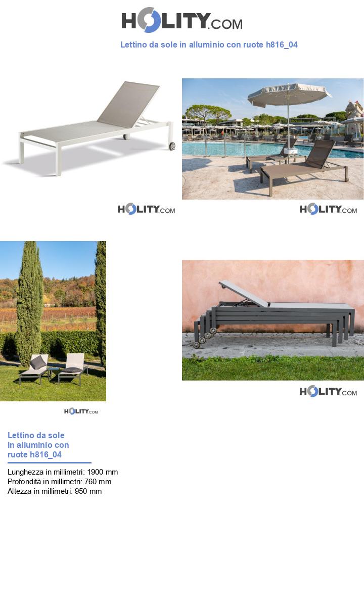 Lettino da sole in alluminio con ruote h816_04
