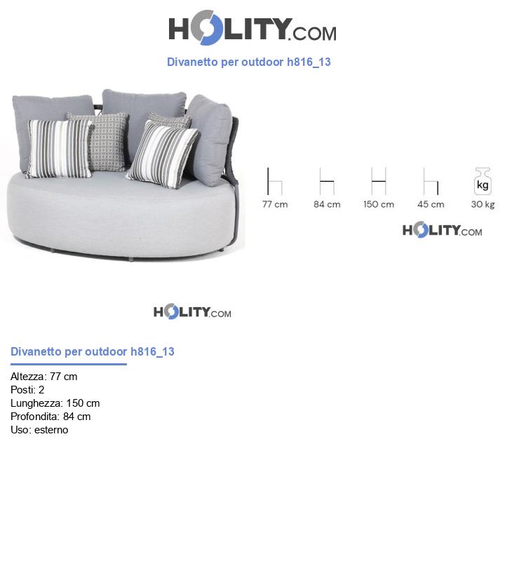 Divanetto per outdoor h816_13