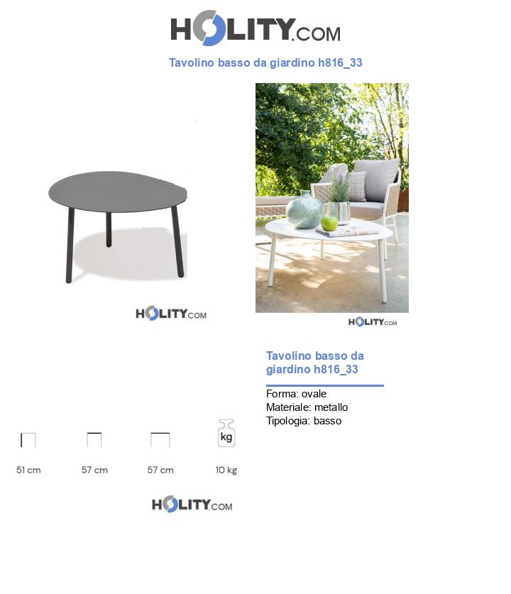 Tavolino basso da giardino h816_33