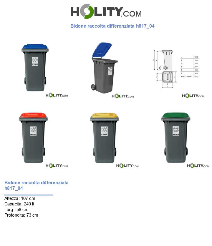 Bidone raccolta differenziata h817_04