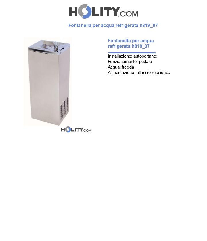 Fontanella per acqua refrigerata h819_07