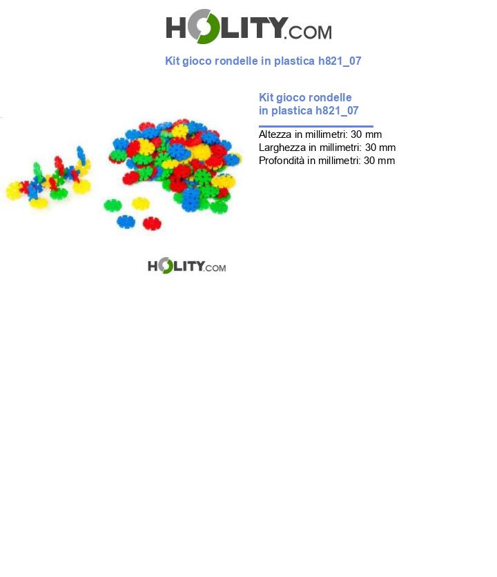 Kit gioco rondelle in plastica h821_07