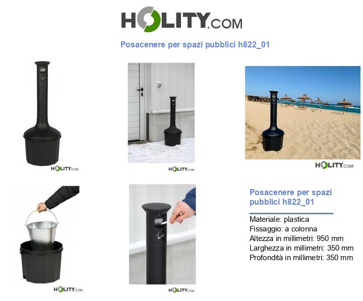 Posacenere per spazi pubblici h822_01