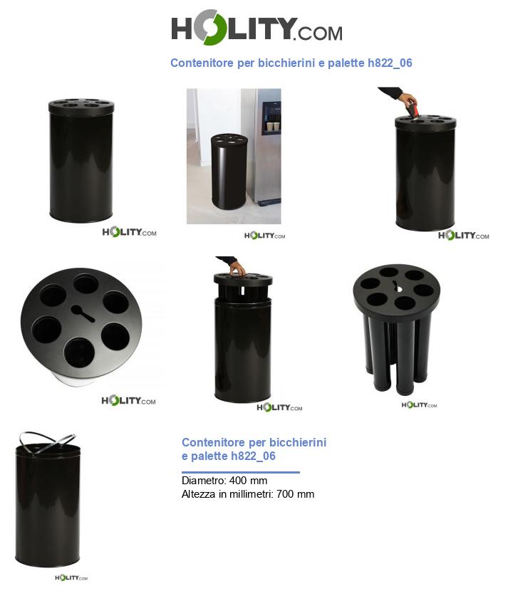 Contenitore per bicchierini e palette h822_06