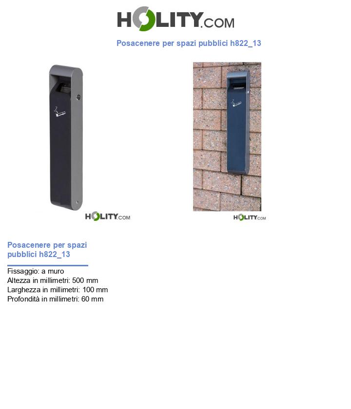 Posacenere per spazi pubblici h822_13