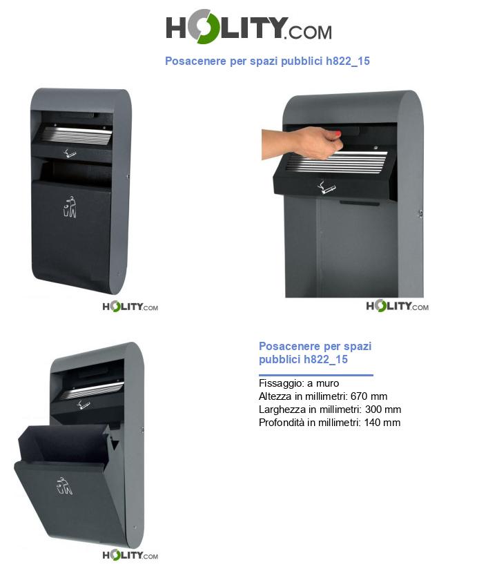 Posacenere per spazi pubblici h822_15