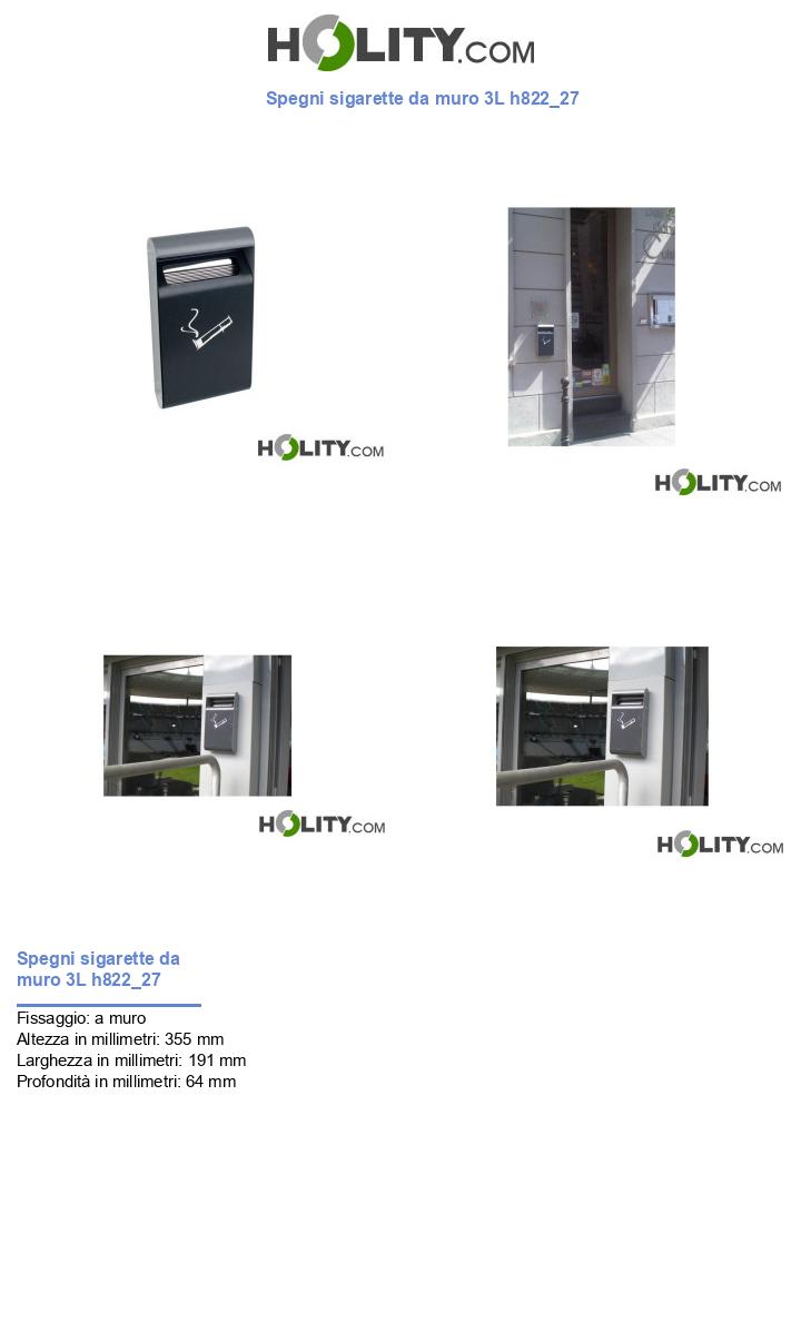 Spegni sigarette da muro 3L h822_27