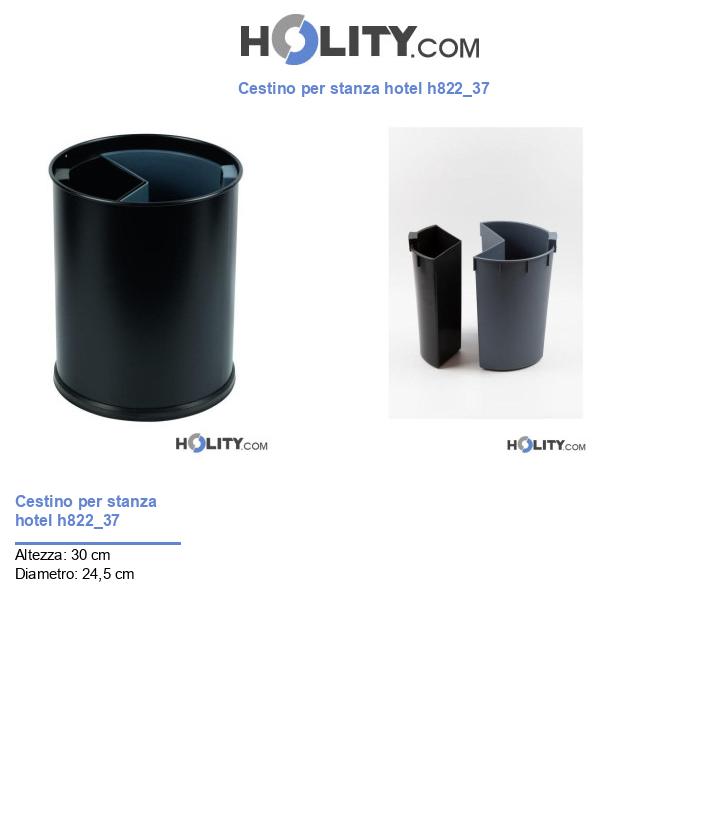 Cestino per stanza hotel h822_37