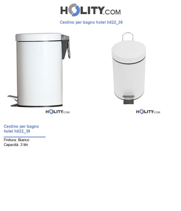 Cestino per bagno hotel h822_39