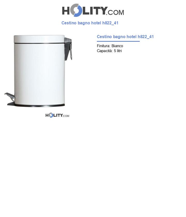 Cestino bagno hotel h822_41