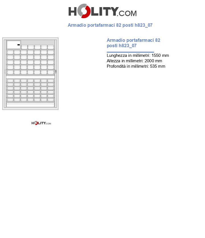 Armadio portafarmaci 82 posti h823_07