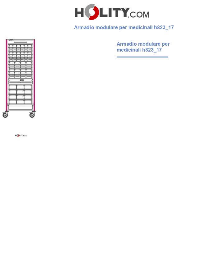 Armadio modulare per medicinali h823_17