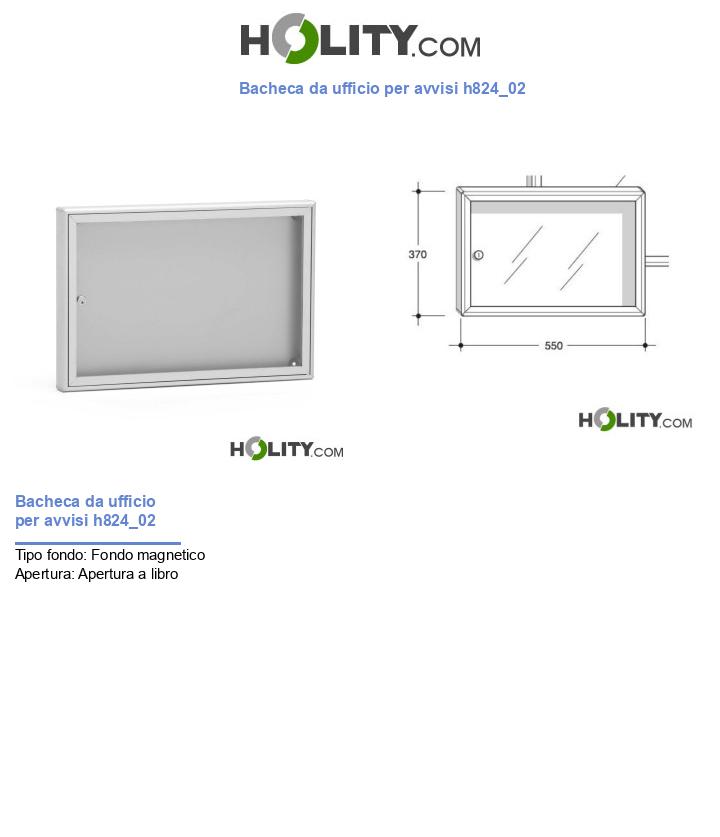 Bacheca da ufficio per avvisi h824_02
