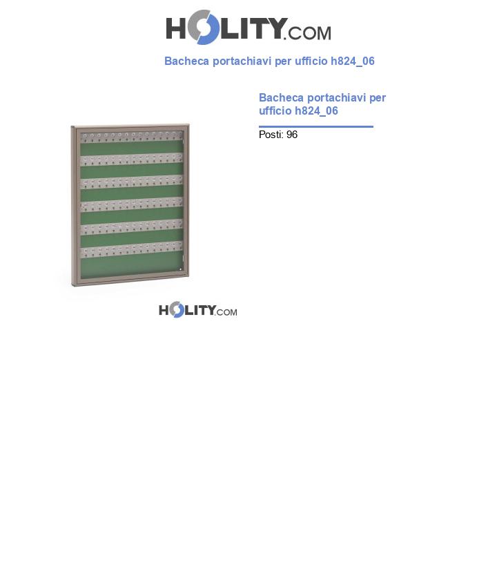 Bacheca portachiavi per ufficio h824_06