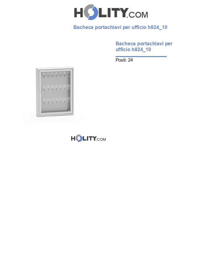 Bacheca portachiavi per ufficio h824_10