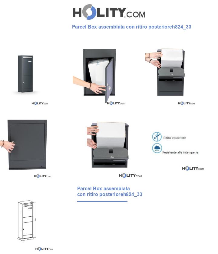 Parcel Box assemblata con ritiro posterioreh824_33