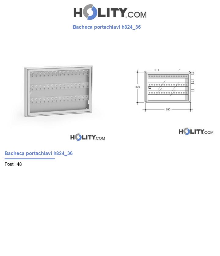 Bacheca portachiavi h824_36