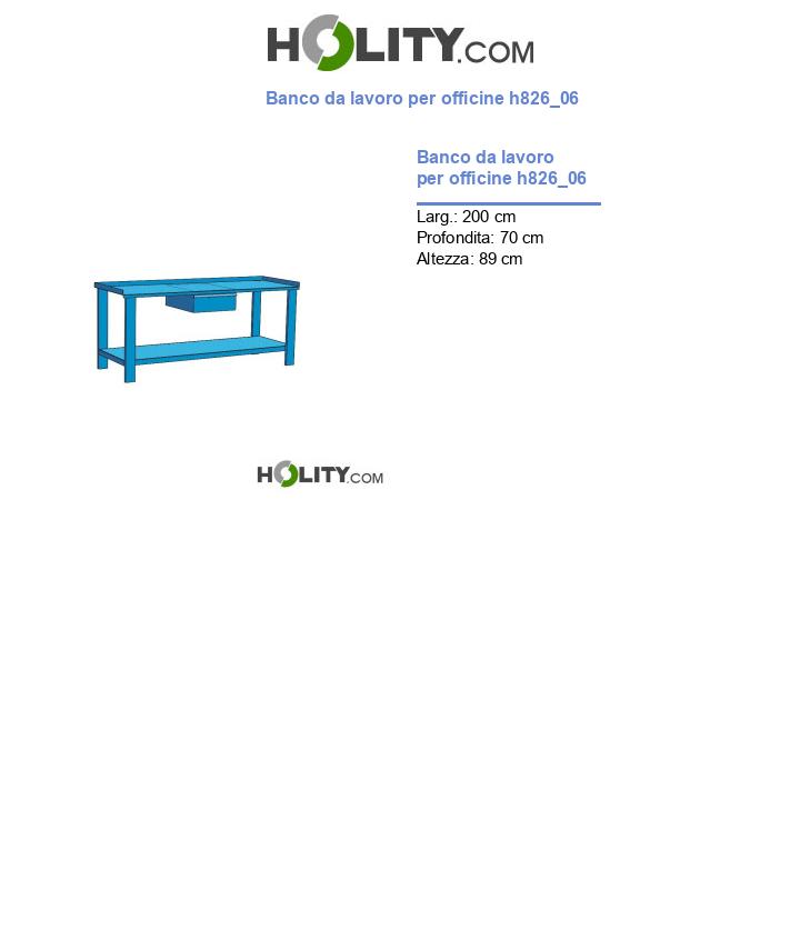 Banco da lavoro per officine h826_06